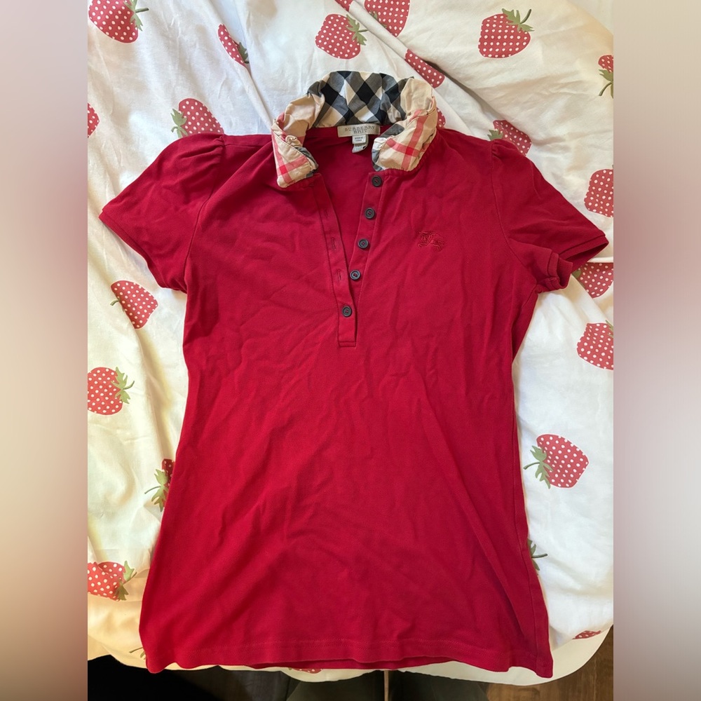 fitted burberry womens top